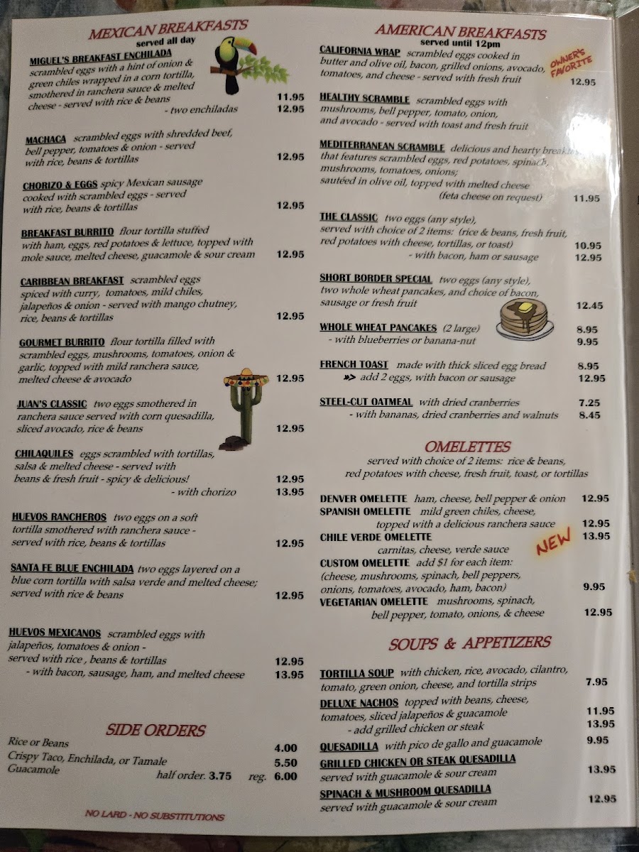 La Playita Menu - Image 1