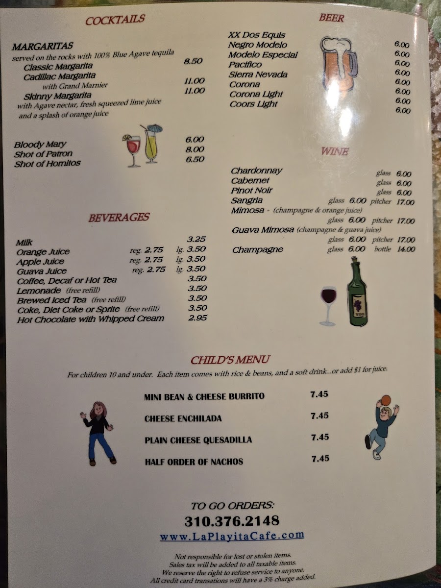 La Playita Menu - Image 3